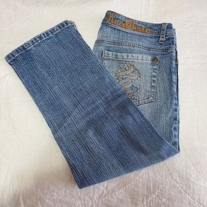Rocawear Girl's Jeans with Back Pocket Design